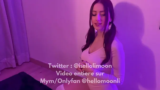 French couple's hard fuck ends with big cumshot on her boobs