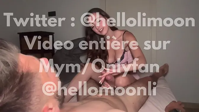 French libertine student gives hand job and wanks him to a hot orgasm