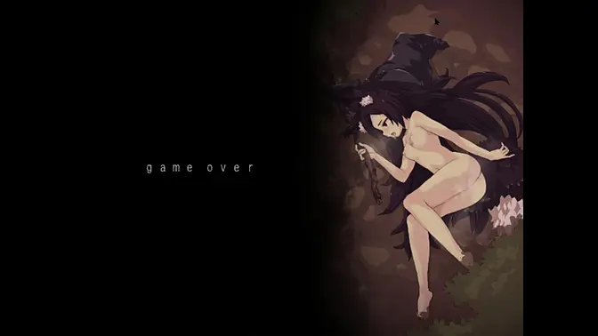 Futanari witch seduces and dominates in animated lesbian scene