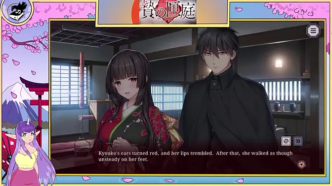 Gaming Vtuber with big boobs gets her muscles pumped