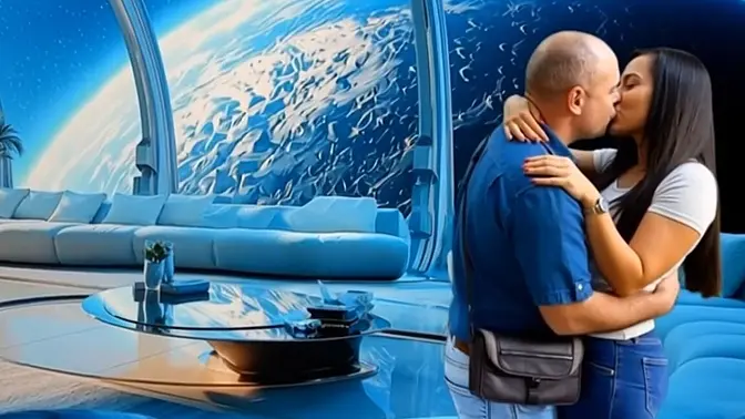 Garabas and Olga in hot natural big tits nipple play