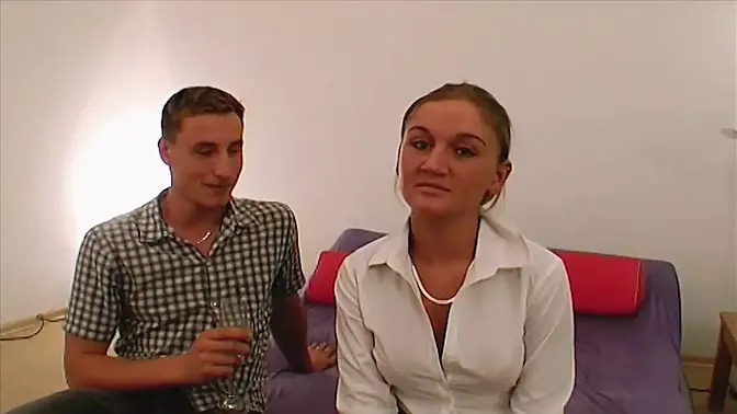 German blonde takes on three massive rods in hardcore fuckfest