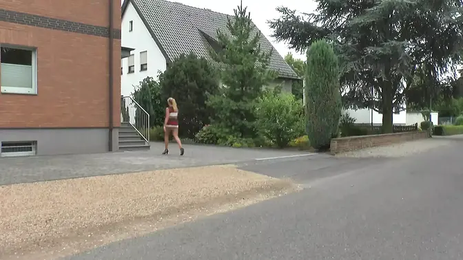 German MILF and her husband's best friend have wild threesome