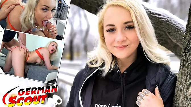 German Scout: Petite Teen Marilyn Sugar Gets Big Cock