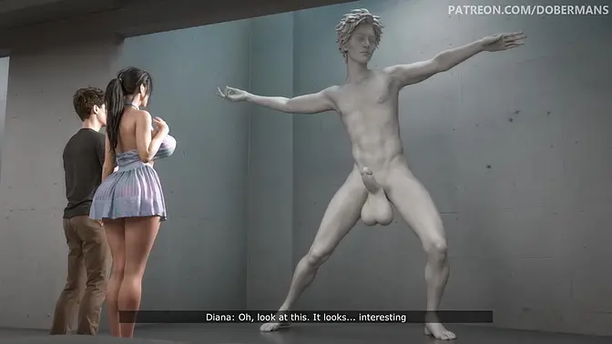 Girl gets fucked hard and creampied by monster cock in Episode 13