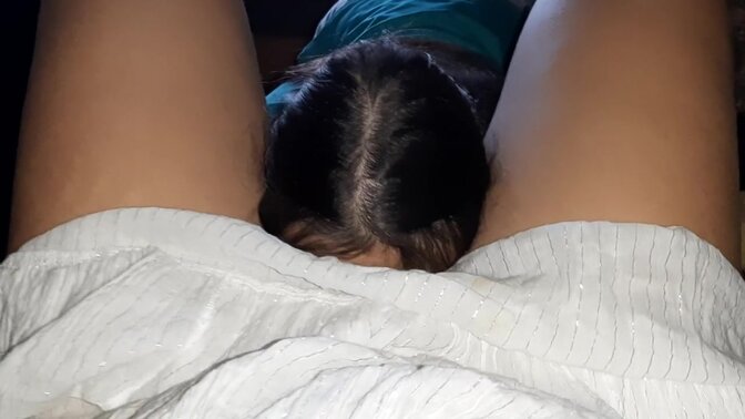 Girlfriend's sensual love-making session