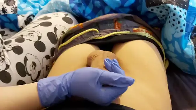 GlovedLove01s Wild Interracial Handjob Adventure