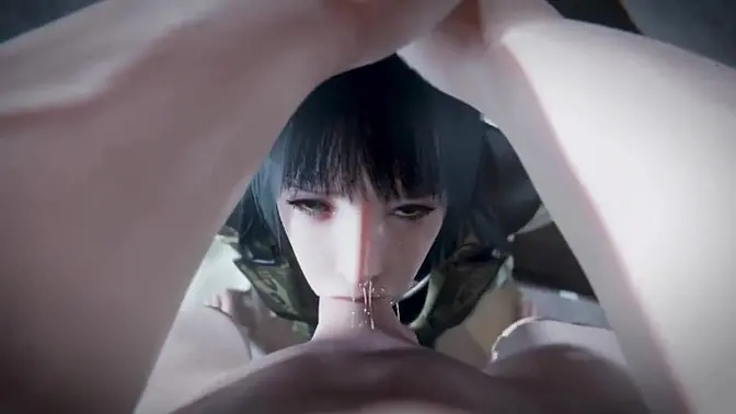 Good girl gets face fucked by evil audio