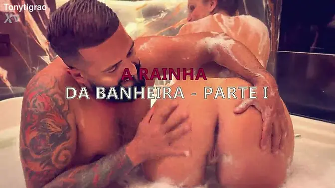 Gostosa Latina whore rides big cock in depraved bathtub scene