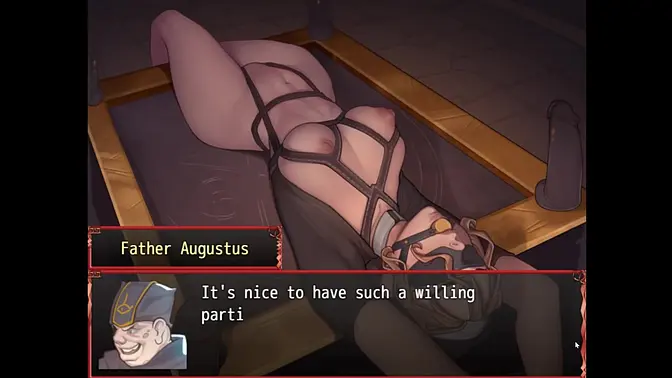 Goth girl and nun join forces for spooky 3D netorare