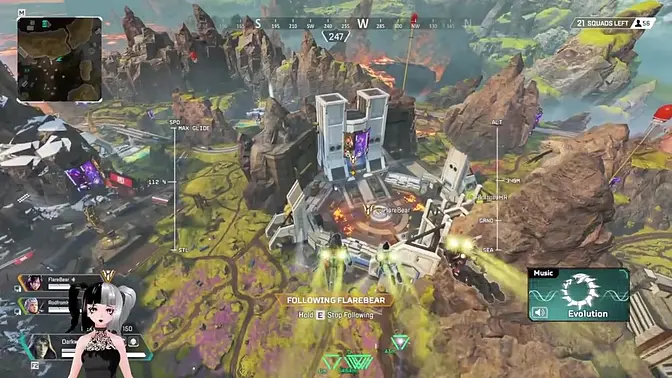 Goth VTuber Ash fucks her whole squad