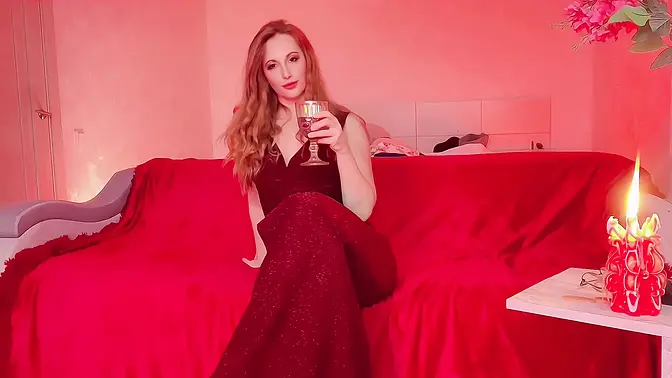 Hairy MILF seduces with wet pussy and long legs