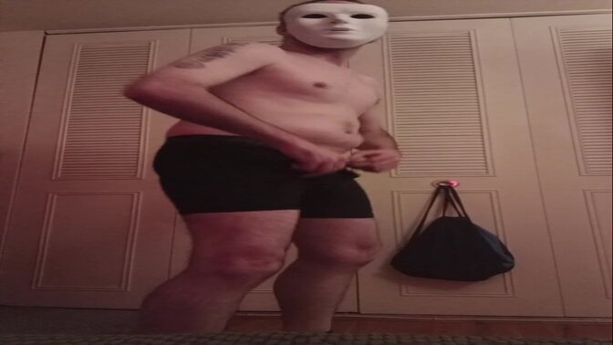 Halloween babe teases big cock in sexy outfit