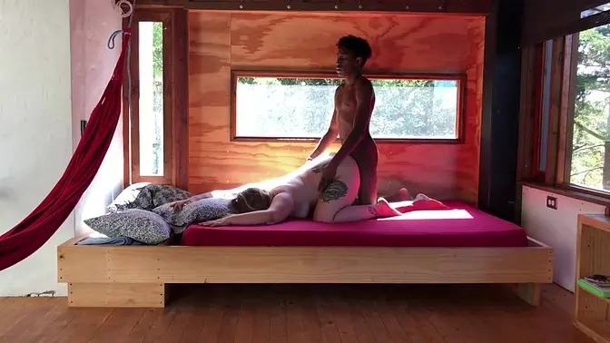 Hardcore Fuck in the Cabin - BBC & Pawg Action