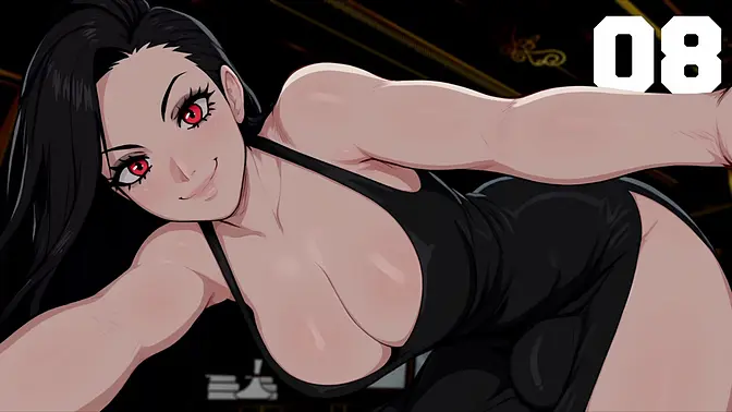 Haunted by Femdom #08 - Busty MILF in bed with giant 3D tits