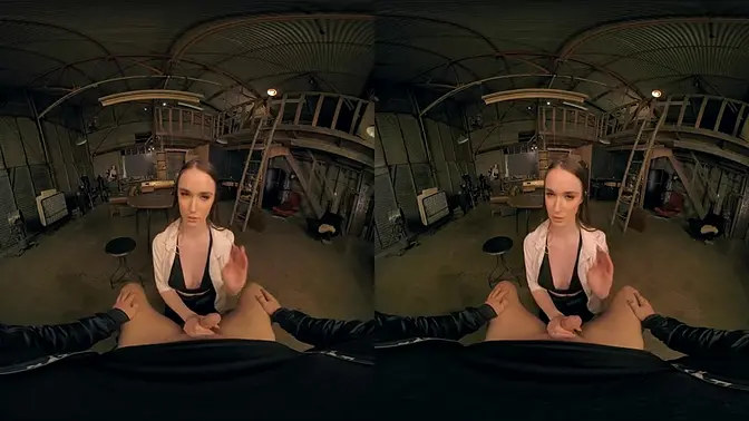Hazel Moores gets pounded in VR