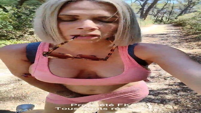 Hiking hottie challenged to break her virginity