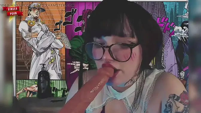 Hinata Hyuga gives intense blowjob with cosplay and toys