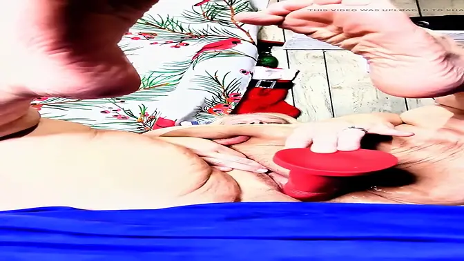 Honey plays with her pussy and gets caught