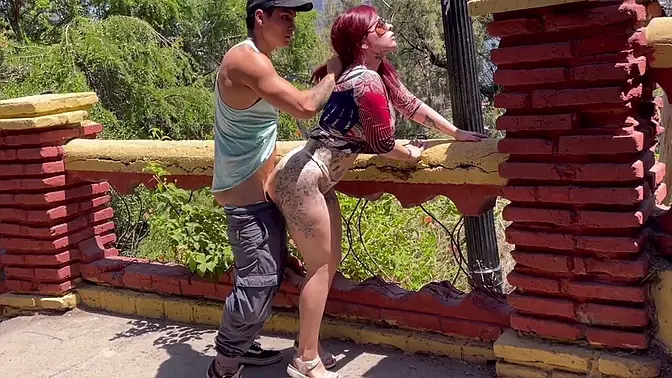 Horniest Chilean amateur wife fucks me in public with her big ass