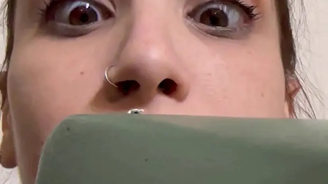 Horny Slut Creates Miniature City for Tiny Man