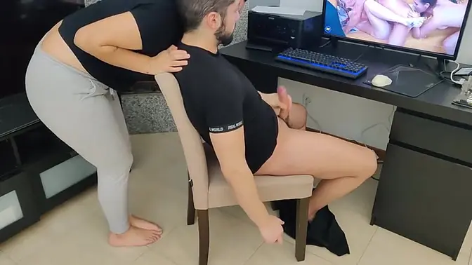 Horny Sluts Stepmom Fantasy Handjob