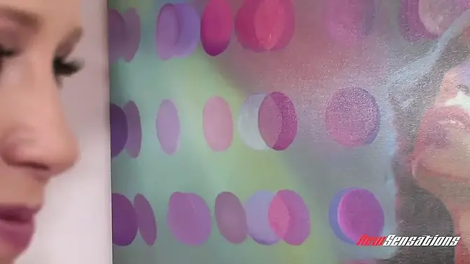 horny toy play with hot couple Allison & Harmony