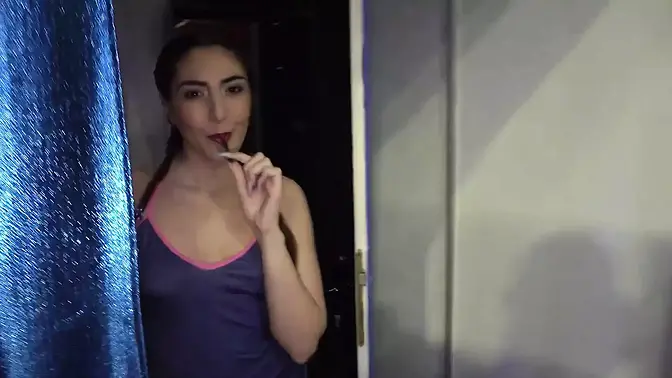 Hot & Horny Brunette Gets Ass Fucked and Pissed On