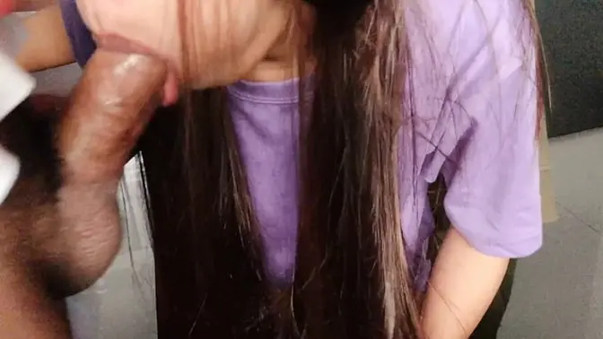 Hot Asian babe teases and fucks her ex and current boyfriends