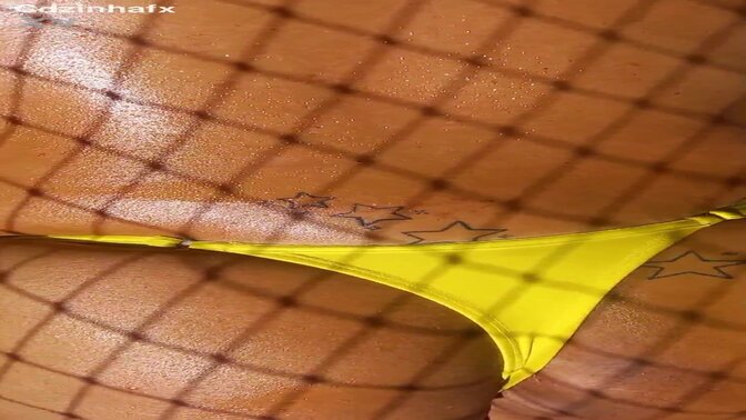 Hot babe with tan lines gets eaten out