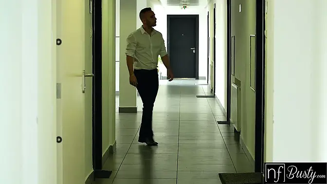 Hot blonde Monika Fox rides massive cock in lingerie