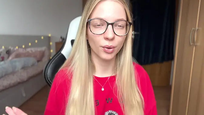 Hot blonde POV in intense FemDom BDSM play