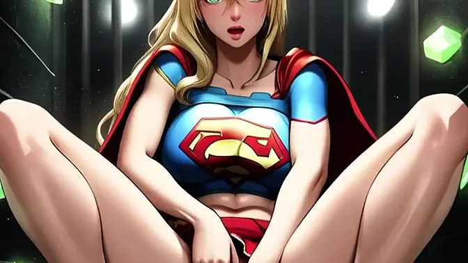 Hot Blonde SuperGirl Gets Fucked in Uncensored Anime