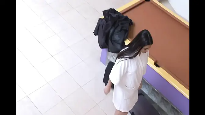 Hot ebony babe gets mad and takes it full