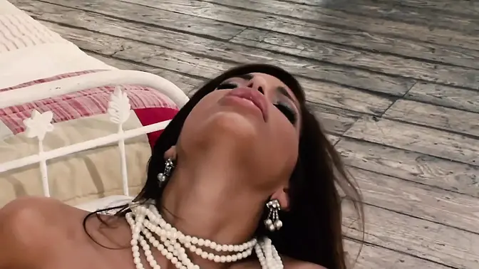 Hot Eden Adams and Morgan Dayne share a big cock