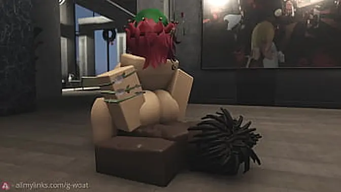 Hot game playing babe rides and cums in doggystyle