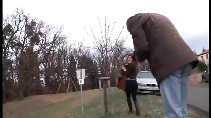 Hot German Brunette rides and sucks cock in steamy session