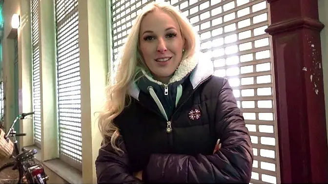 Hot German Scout Marie seduces to fuck at casting