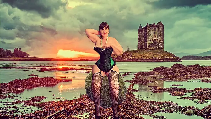 Hot mature wife Carmen deepthroats young cock POV