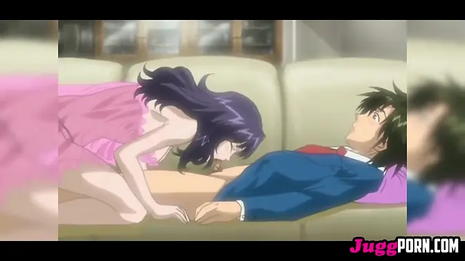 Hot MILF gets fucked with a toy before taking his hard cock