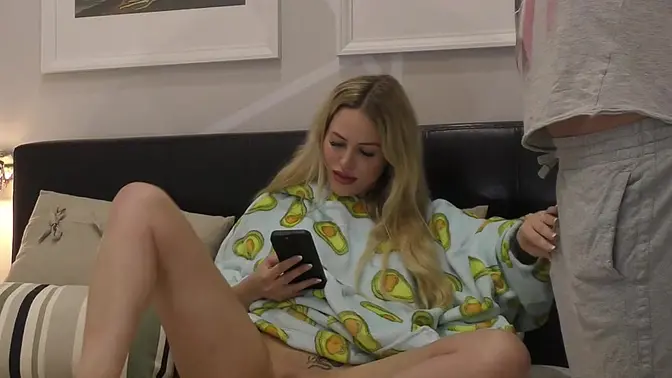 Hot MILF gets her big boobs teased