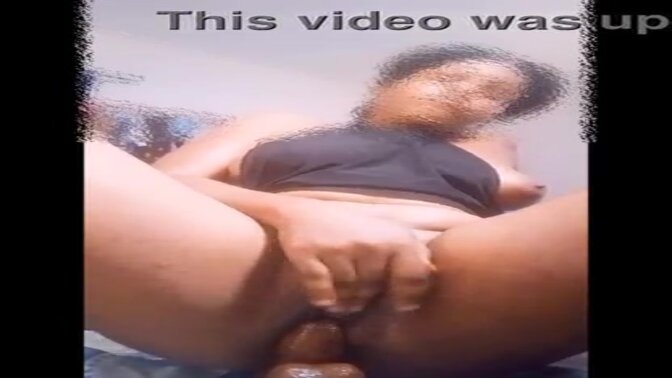 Hot milf rides a dildo and gives a sultry performance