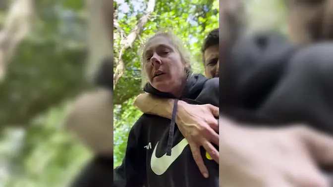 Hot Milf Takes Huge Cock in Doggy Style Outside