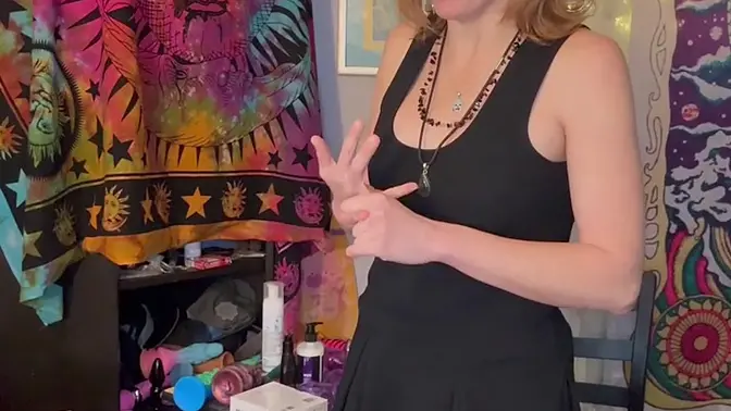 Hot MILF teaches brunette babe about anal sex