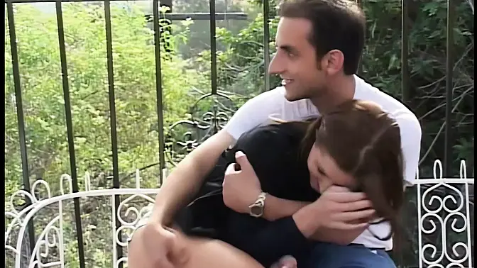 Hot older guy fucks tight teen ass in American club