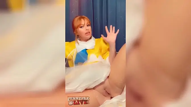 Hot Solo Cosplay Peformance Of Teasing Redhead Penny Pax!