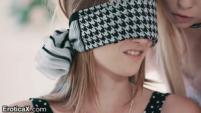 Hot teen birthday threeway with big tits and eating pussy