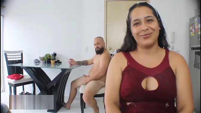 Hot Venezuelan MILF sucks big cock and fucks like a slut