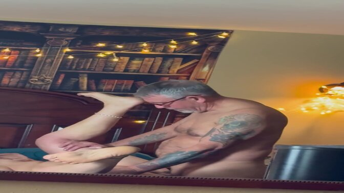 Hot wife films slow, sensual fuck from different angles