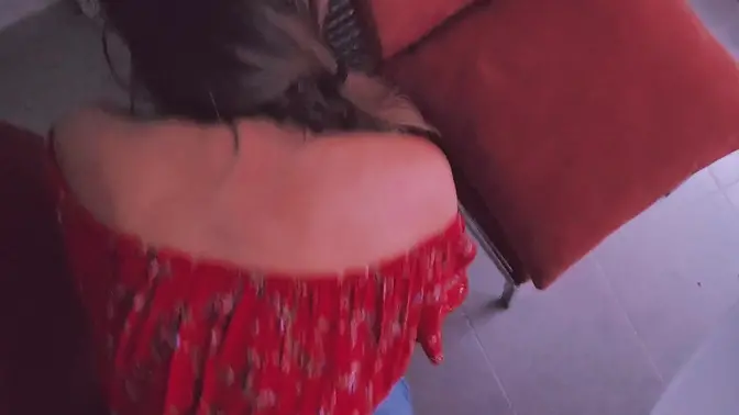 Hot wife gets fucked hard while checking for hubby